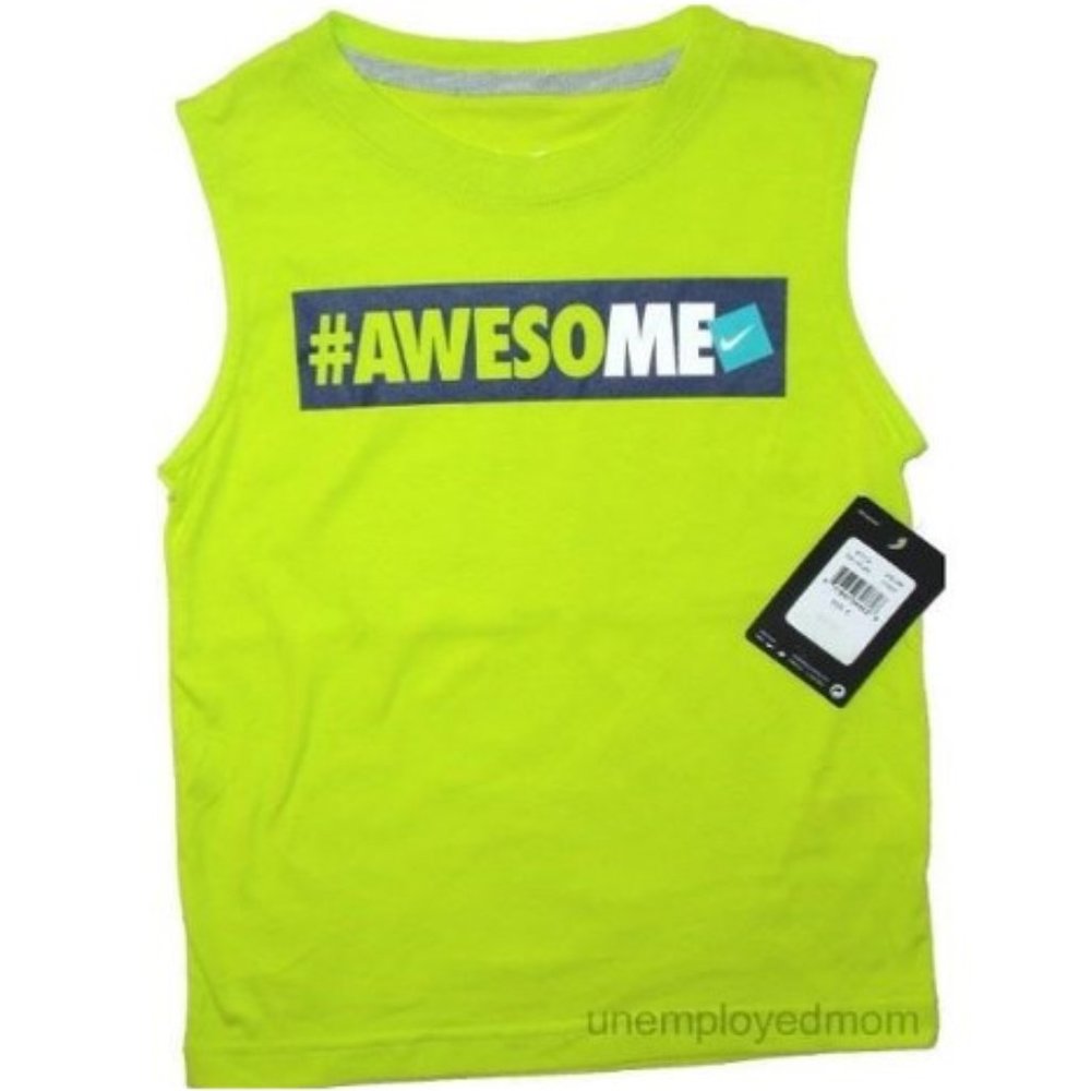 Boys Nike Tank Top Awesome Summer Tee Shirt Athletic Sleeveless